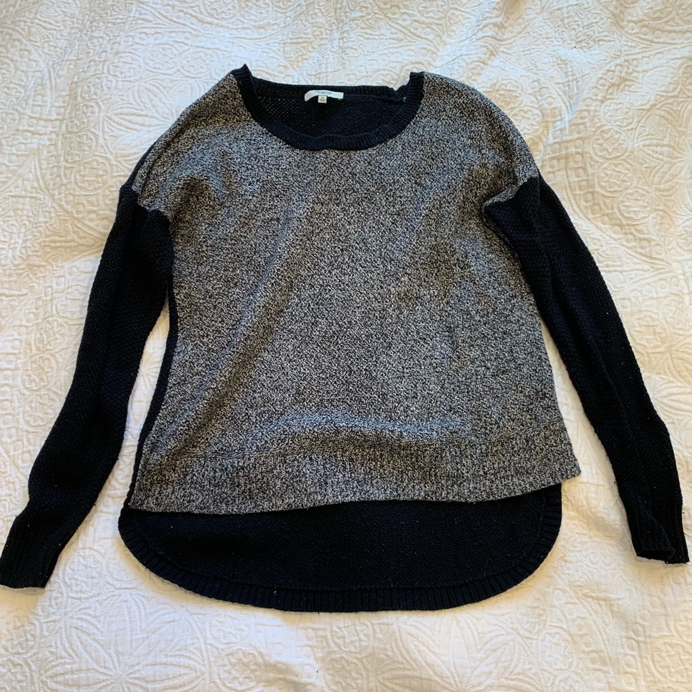 Madewell Black and White Sweater